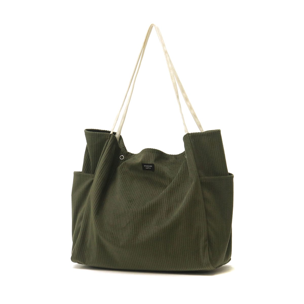 スタンダードサプライ トートバッグ STANDARDSUPPLY STANDARD SUPPLY バッグ DAILY CORDUROY TOTE M エコバッグ トート A4 マイバッグ ママバッグ マザーズバッグ 軽量 手洗い可 日本製 メンズ レディース 秋冬限定