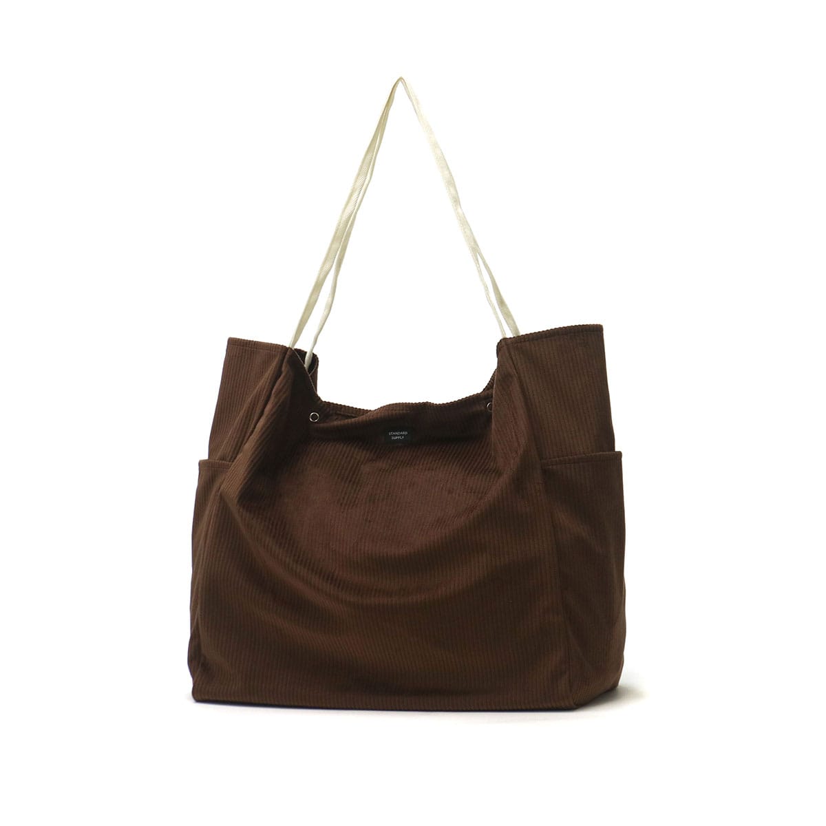 スタンダードサプライ トートバッグ STANDARDSUPPLY STANDARD SUPPLY バッグ DAILY CORDUROY TOTE L エコバッグ トート B4 マイバッグ ママバッグ マザーズバッグ 軽量 手洗い可 日本製 メンズ レディース 秋冬限定