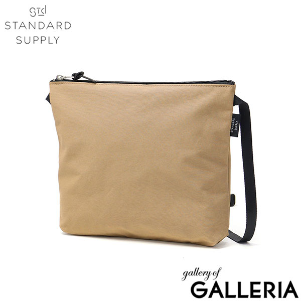 STANDARD SUPPLY スタンダードサプライ ショルダーバッグ 薄マチ 横型 ミニショルダー A5 日本製 SIMPLICITY ZIP SHOULDER
