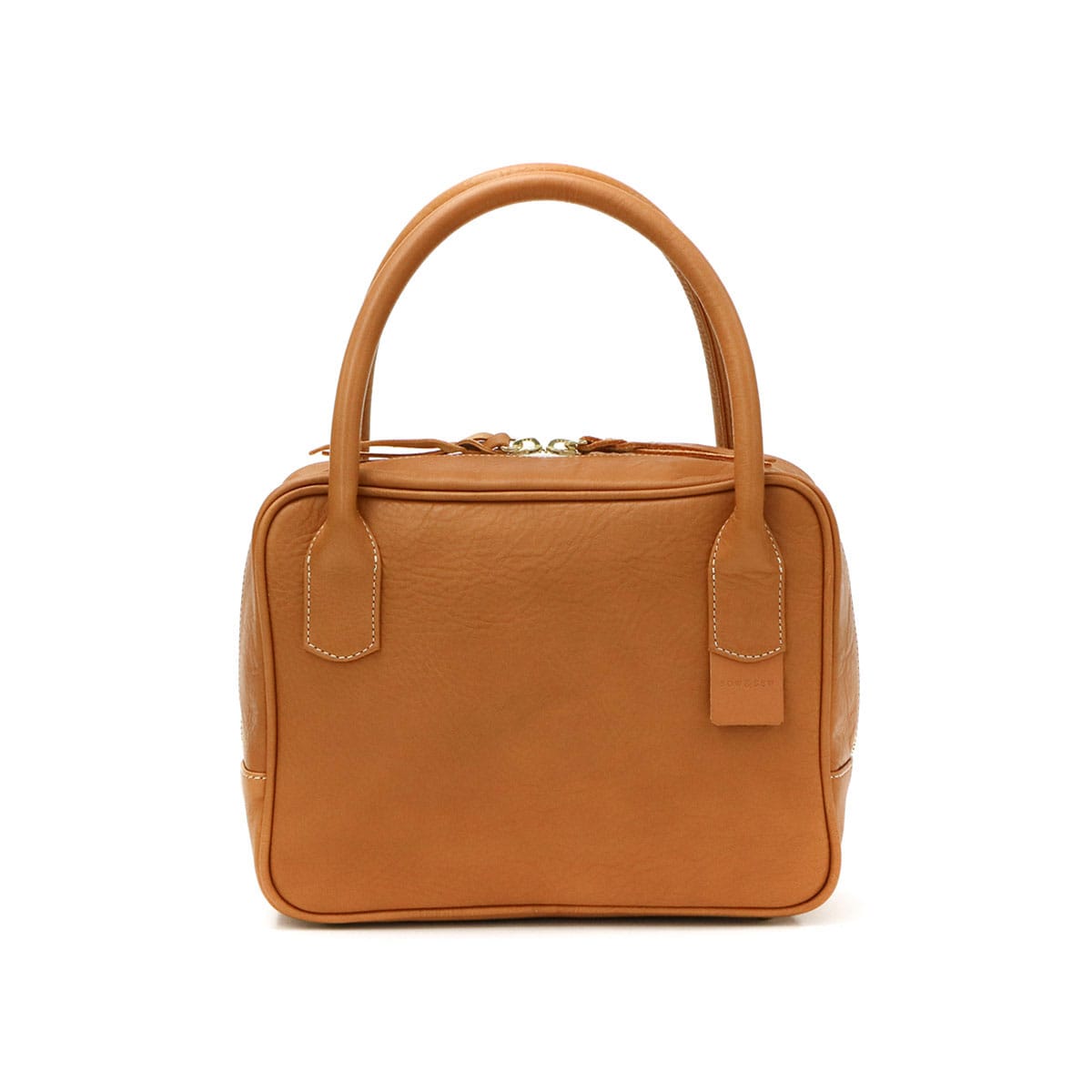 ハンドバッグ L レディース 本革 革 レザー トートバッグ ミニトートバッグ ミニバッグ ミニ 小さめ SHRINK LEATHER シュリンクレザー ファスナー付き ボックス型 スクエア SOW&SEW ソウアンドソウ PB-BB02