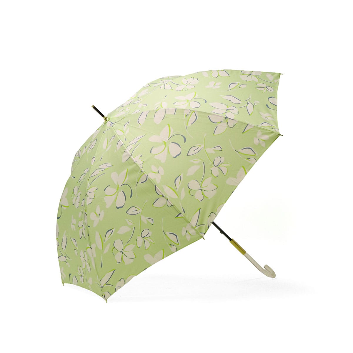 Wpc. 長傘 Wpc ダブリュピーシー ワールドパーティー シルエットフラワー 傘 花柄 花 雨傘 日傘 晴雨兼用 遮蔽 UVカット 手動 手開き 撥水 58cm 丈夫 フラワー 大人 ブランド レディース 6232-03