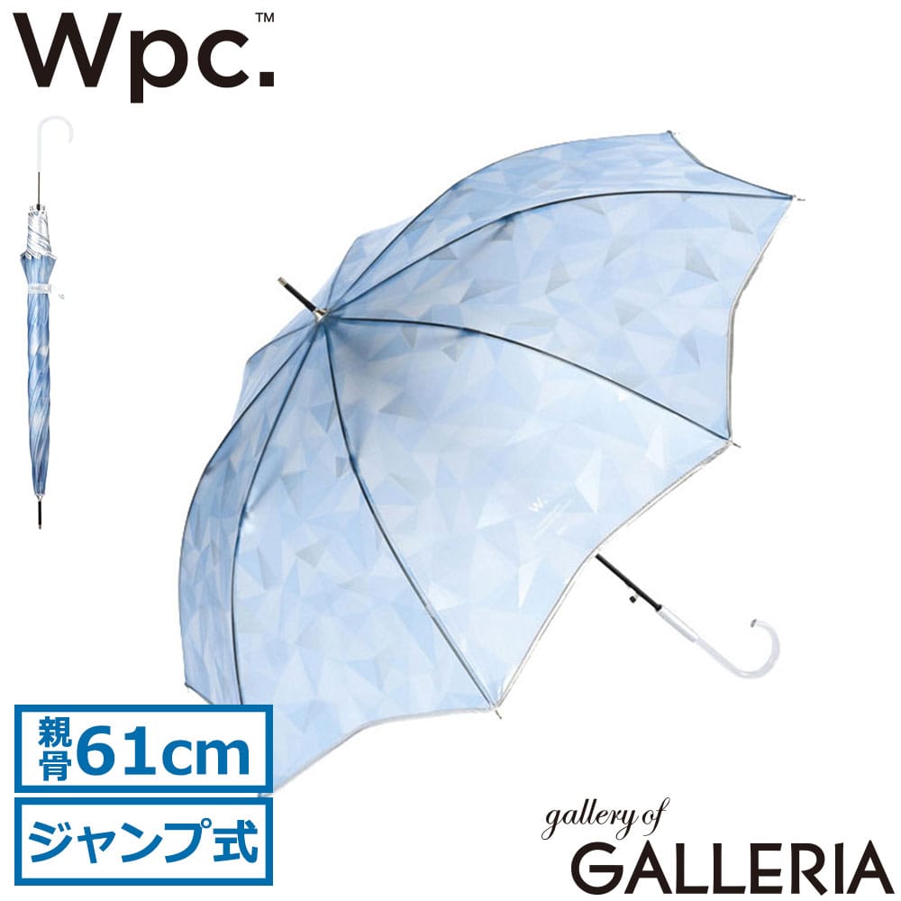ダブリュピーシー Wpc. 傘 大人 グラスファイバー 丈夫 可愛い ストーン チャーム付き 通勤 通学 Wpc ジェムストーンアンブレラ PT-086-001