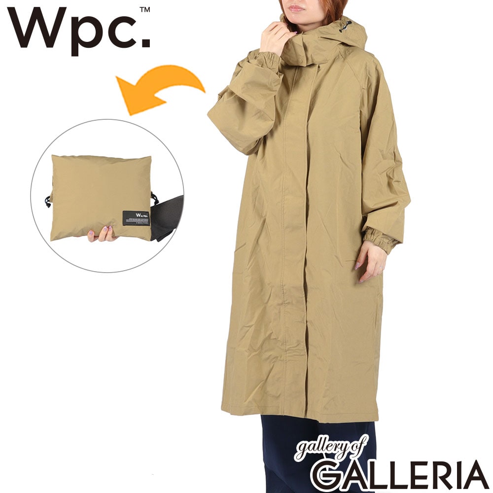 ダブリュピーシー Wpc. レインコート リフレクター カッパ 撥水 防水 おしゃれ WbyWpc. リュックが背負えるレインコート R009-001-201