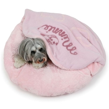 ペットパラダイス 犬 遠赤外線 ミニー ハート 一緒にくつろぎ マット ディズニー (75cm) 寝具